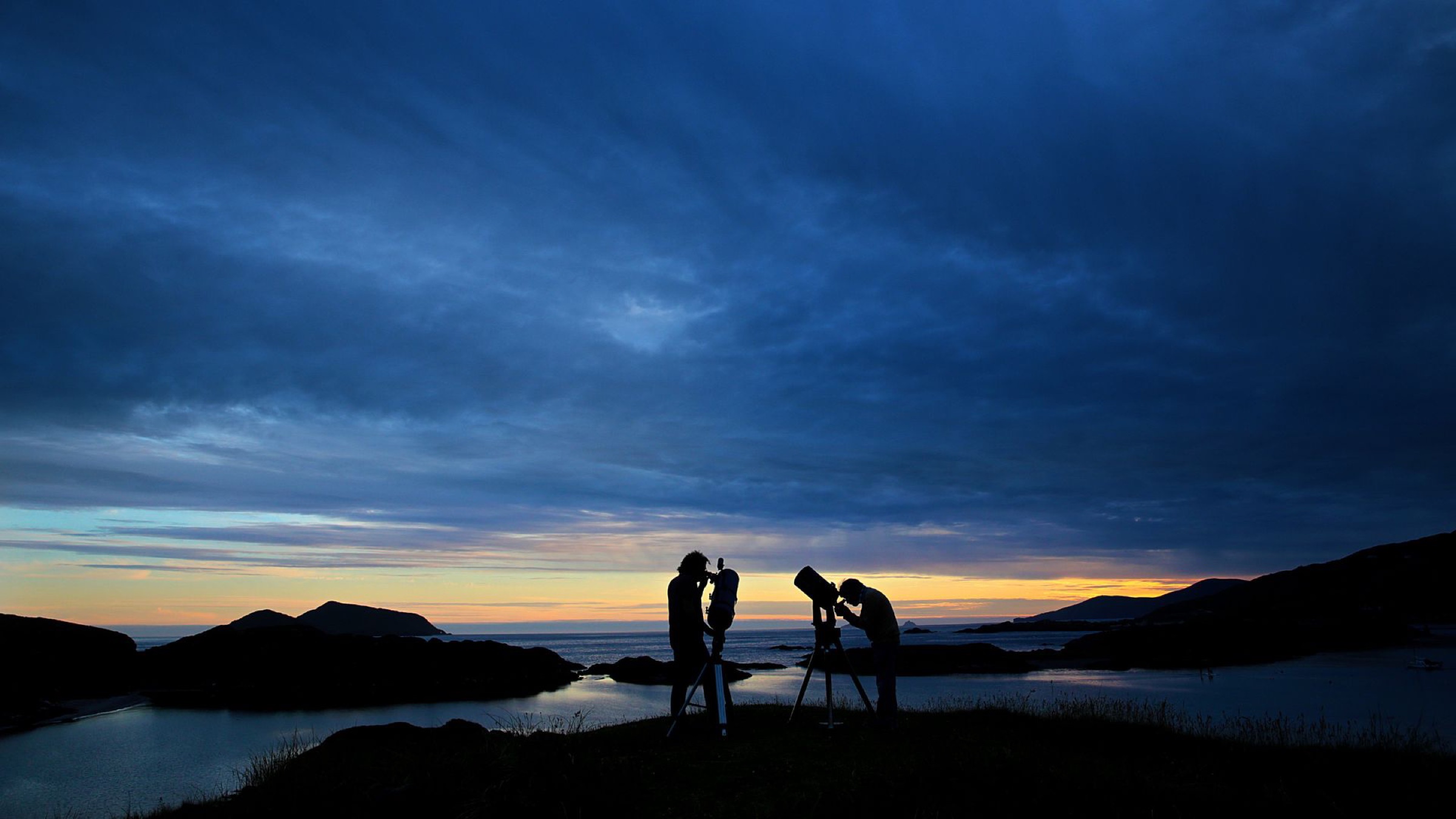 Spectacular night sky over Derrynane in the Kerry International Dark Sky Reserve, one of three Gold Tier reserves in the world
